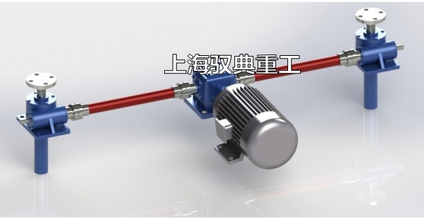 SWL絲桿升降機平臺，兩臺聯(lián)動布局圖2